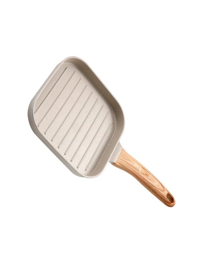 Raised Stripe Grill Pan with Effortless Food Release for Restaurant-Style For Steak Cooking All-in-One Skillet Functionality - Image 2