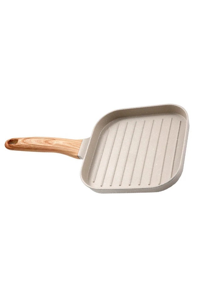 Raised Stripe Grill Pan with Effortless Food Release for Restaurant-Style For Steak Cooking All-in-One Skillet Functionality - Image 5