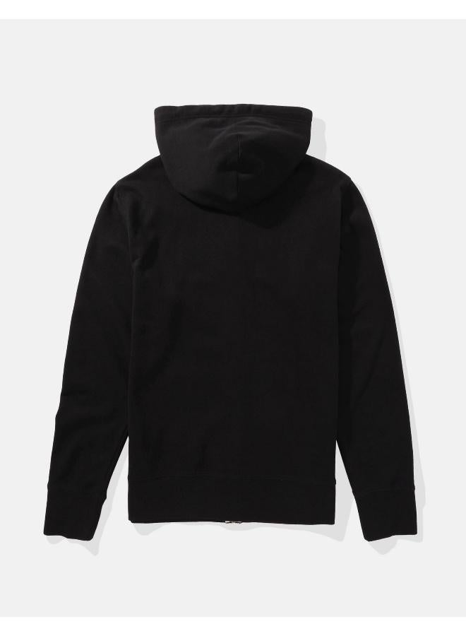 American Eagle AE Logo Graphic Zip-Up Hoodie  - Image 2