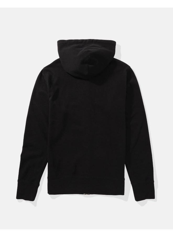 American Eagle AE Logo Graphic Zip-Up Hoodie  - Image 4