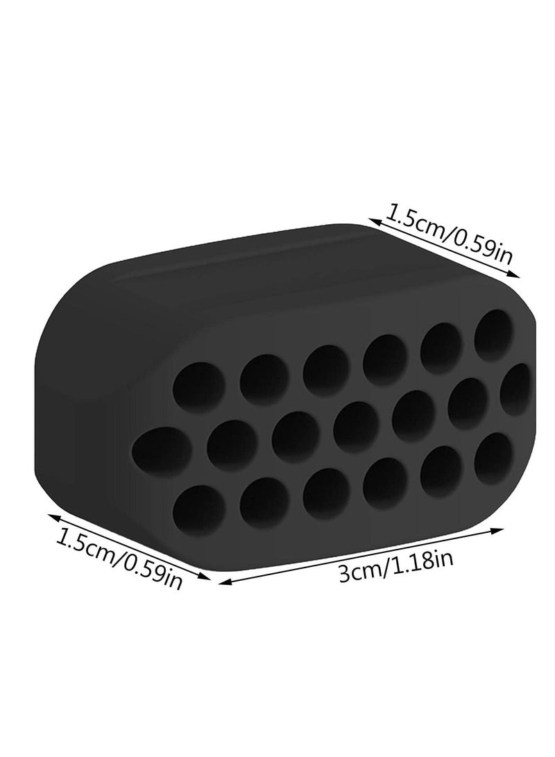 Altheqa Jaw Exerciser for Men Women Jawline Exerciser Jaw Toner with 3 Resistance Levels, Silicone Jaw Trainer & Jawline Exerciser Shaper For Beginner, Intermediate & Advanced Users, 2Pcs,Black - Image 3