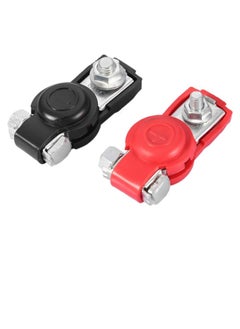 PAMEER 2-Pcs Car Battery Terminal Connectors, Universal Negative and Positive Battery Cable Terminals,  Positive Negative Car Battery Terminals Clamp Connector,  Compatible with Cars and Trucks.  - Image 2