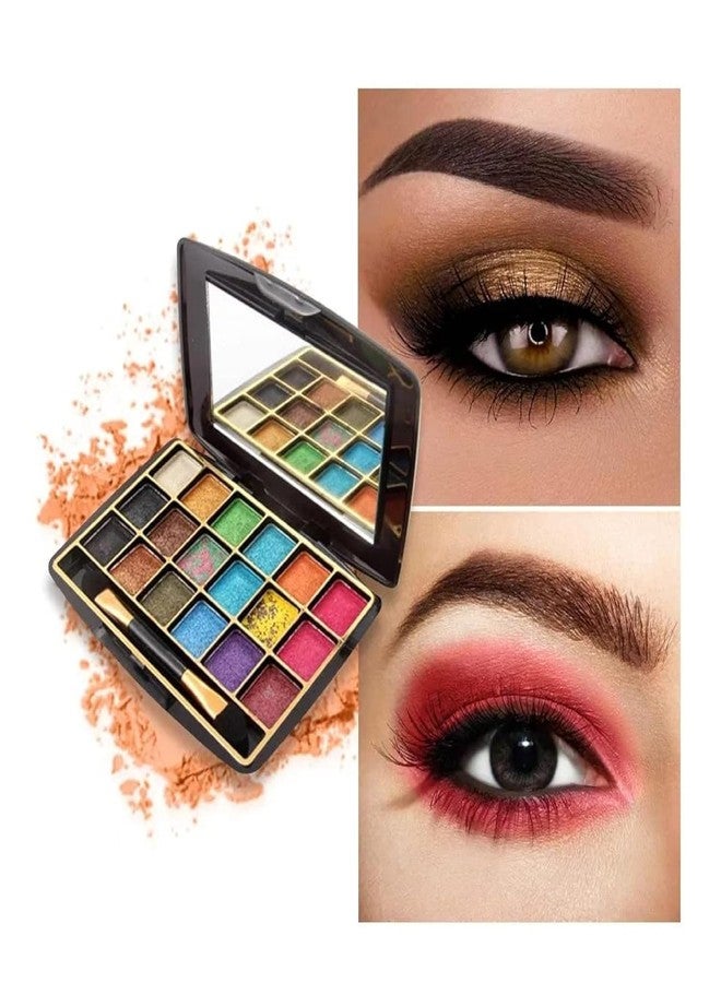 Aternal Colorful Eye Shadow Makeup Pallets - 18 Colors Matte and Shimmer Eyeshadow Palette, Rainbow Eyeshadow Shimmer Makeup Pallet, Eye Shadow Palettes Makeup Kit - Image 3