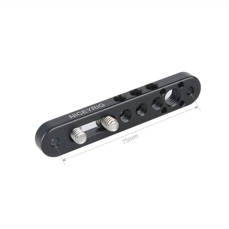 NICEYRIG Multi-Functional Mounting Plate, Cheese Bar with 1/4'' 3/8'' Thread Applicable for Liliput 619AH 819AH FA1011 FA1013, Camera Rig - Image 4