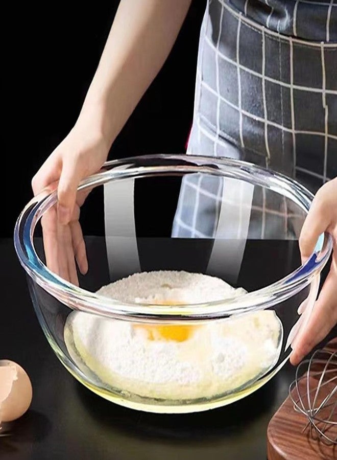 FEOOWV 6.3Quart Large Glass Bowl for Bread Making-Glass Mixing Bowl for Sourdough Bread, Clear Breads Proofing Bowl with Covers, Ideal for Kitchen&Storage - Image 5