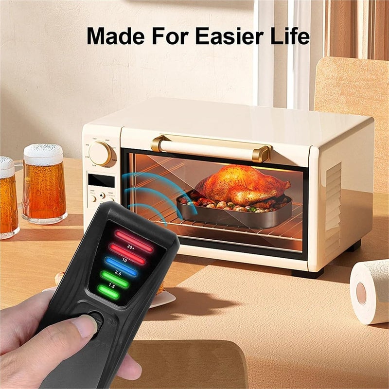 Emf Detector, LED Electromagnetic Radiation Tester 5 Color Magnetic Field EMF Meter Dosimeter Detector 0-20 MilliGauss for Household,for Home Inspections(Cyan) - Image 4