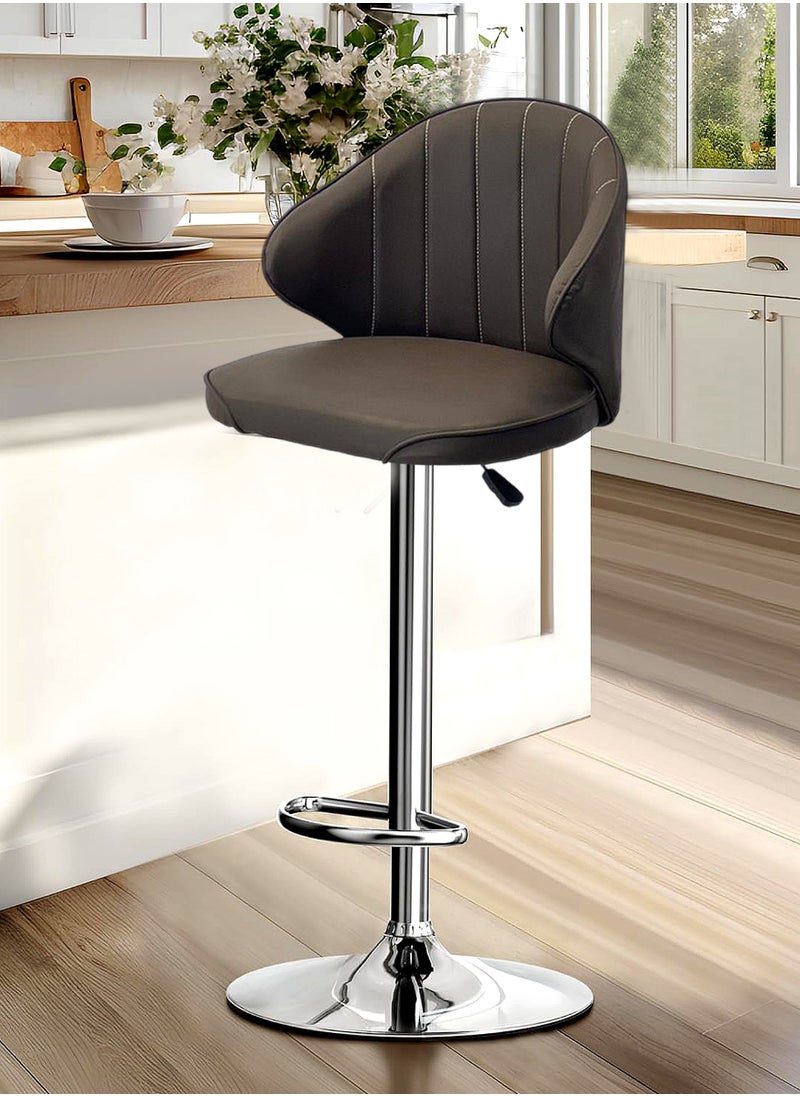 Living - SET OF 2 Modern Adjustable Counter Height Barstools - Image 1