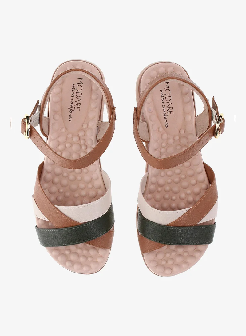 Modare Brown Comfort Sandals for Women – Lightweight & Supportive Everyday Footwear for Women | Best Price UAE