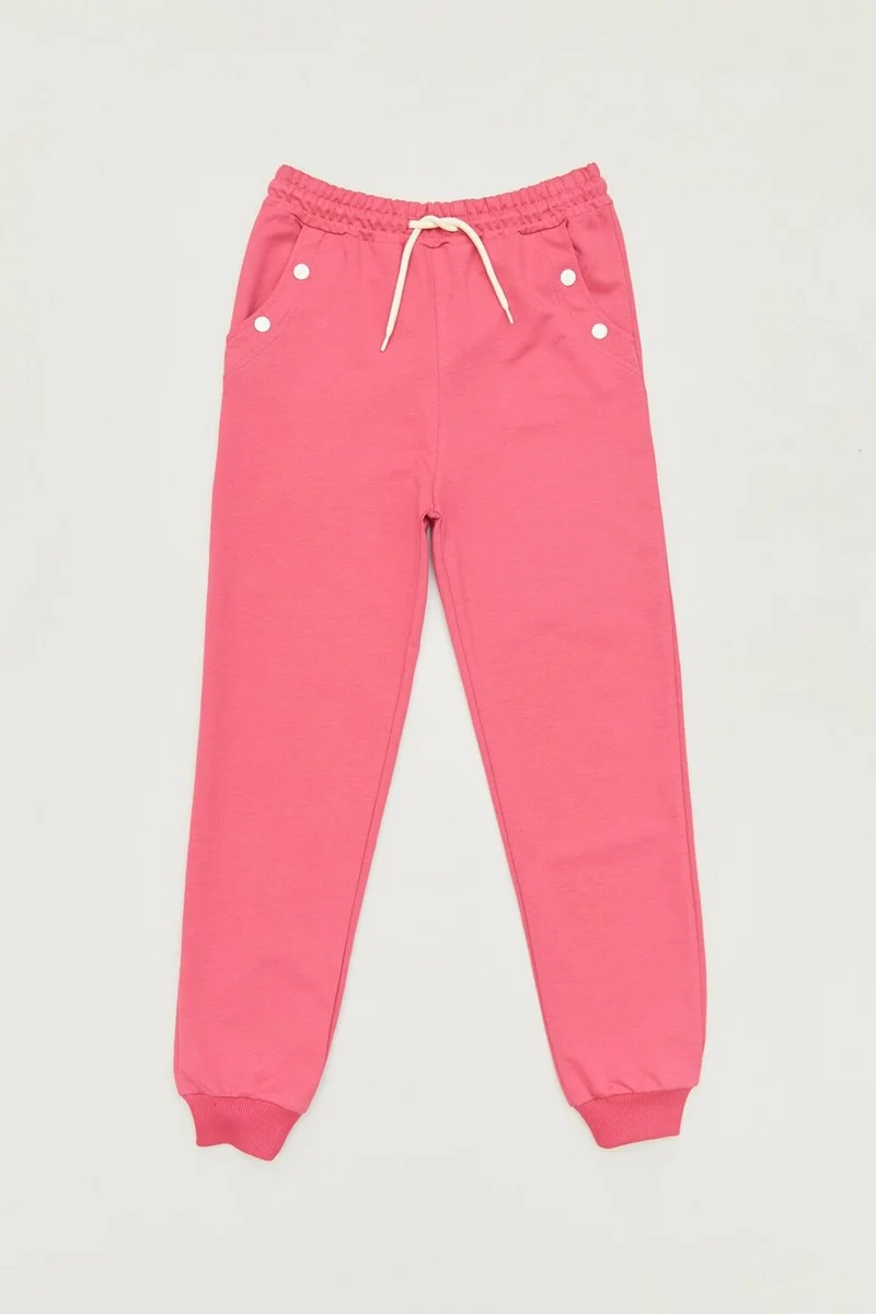 FullaModa Elastic Waist Girls' Jogger Sweatpants