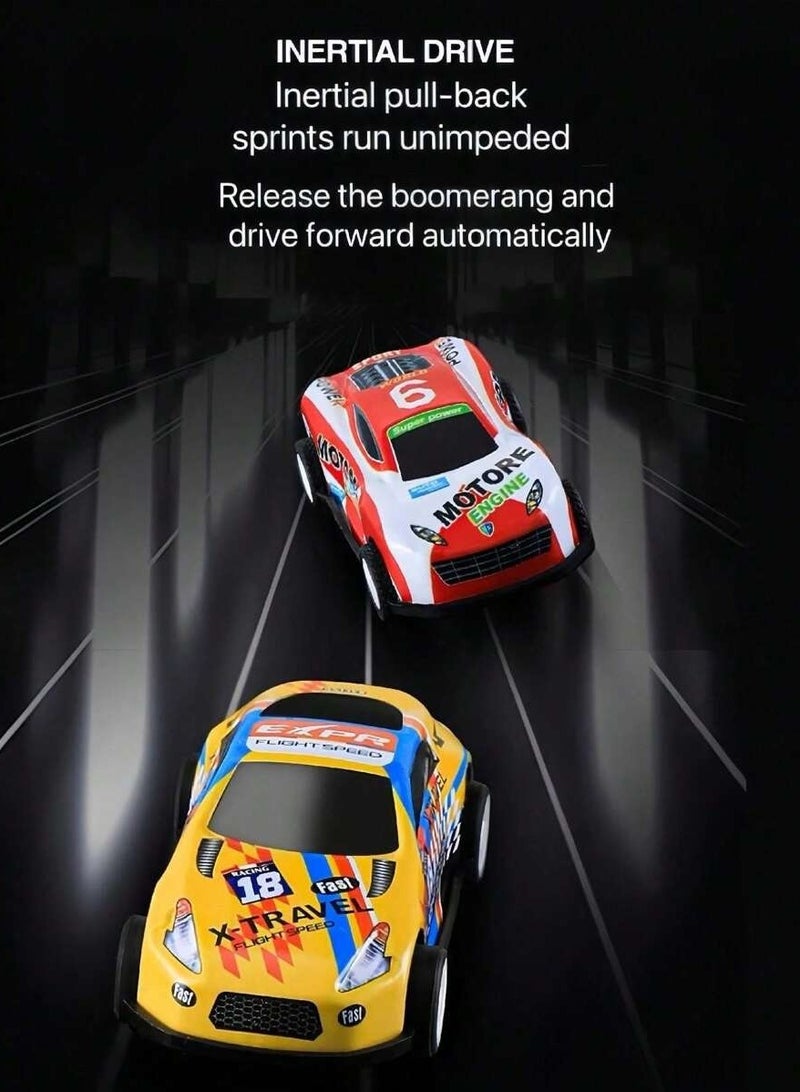 LIMOS 50 Pcs Metal Toy Cars Set for Kids – Mini Pull Back Race Cars in Assorted Colors with Ramp Function, Storage Box & Play Map – Party Favors for Boys and Girls Ages 3-10 – Perfect Gift for Kids - Image 2