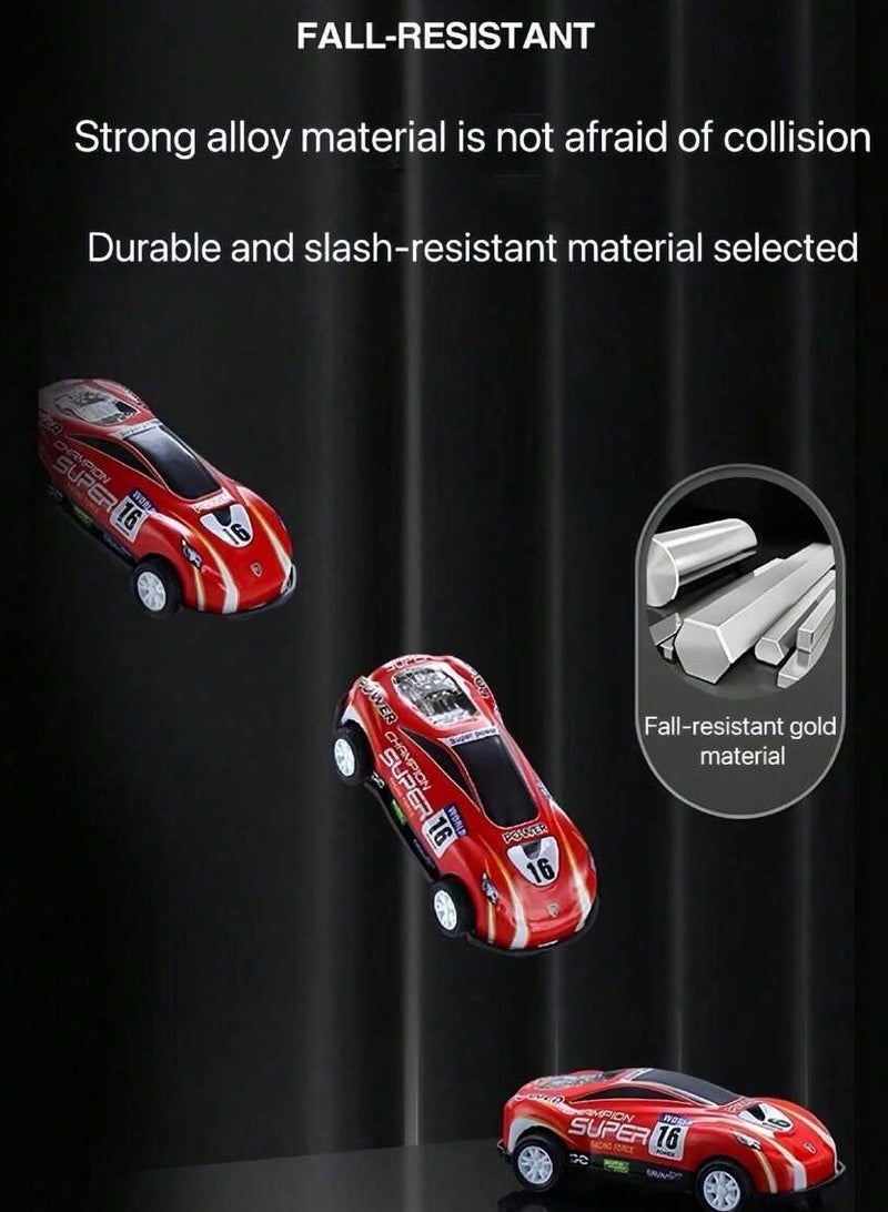 LIMOS 50 Pcs Metal Toy Cars Set for Kids – Mini Pull Back Race Cars in Assorted Colors with Ramp Function, Storage Box & Play Map – Party Favors for Boys and Girls Ages 3-10 – Perfect Gift for Kids - Image 4