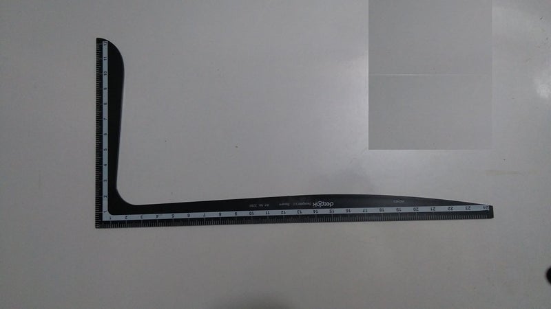 deepak LINOGRAPH L Scale 12" x 24" Curved (Black Colour) - Image 3