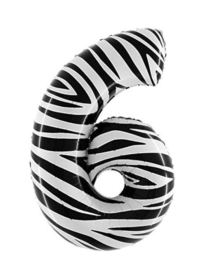 نيبمينينت بالون بتصميم رقم 6 بطبعة حمار وحشي