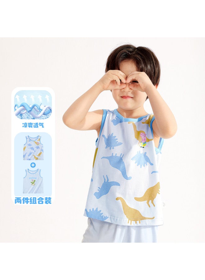 peppa Pig Summer Thin Boys' Vests - Soft & Skin-friendly Baby Tops For Kids - Image 3