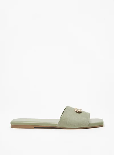 Flora Bella By Shoexpress Women Embellished Slip-On Sandals
