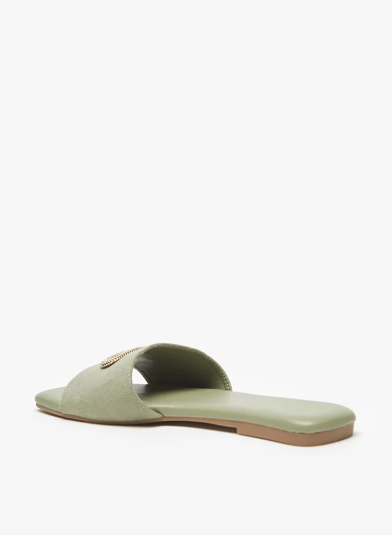 Flora Bella By Shoexpress Women Embellished Slip-On Sandals