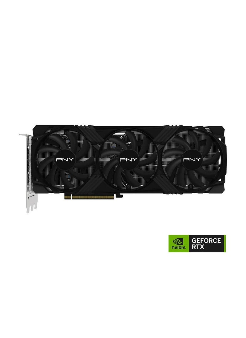 PNY Technologies - PNY GeForce RTX 4070 Ti 12GB Verto LED Triple Fan  Black Graphic Card - Image 1