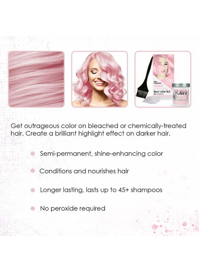 Punky Colour Box Kit Cotton Candy - For Bleached, Blonde or Highlighted Hair, Non-Damaging Hair Dye, Vegan, PPD and Paraben Free, Conditions and Transforms to Vibrant Hair Color, lasts up to 35 washes - Image 4