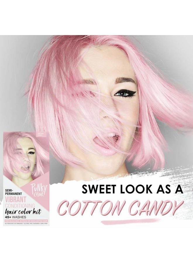 Punky Colour Box Kit Cotton Candy - For Bleached, Blonde or Highlighted Hair, Non-Damaging Hair Dye, Vegan, PPD and Paraben Free, Conditions and Transforms to Vibrant Hair Color, lasts up to 35 washes - Image 2