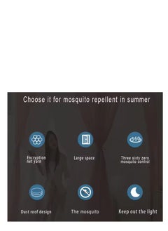 Y&D Bed Canopy Tents Curtain Blackout Curtain Single Bed Tent Curtain Student Shading Cloth Bed Canopy Mosquito Net Student Sleep Privacy Protection  - Image 5