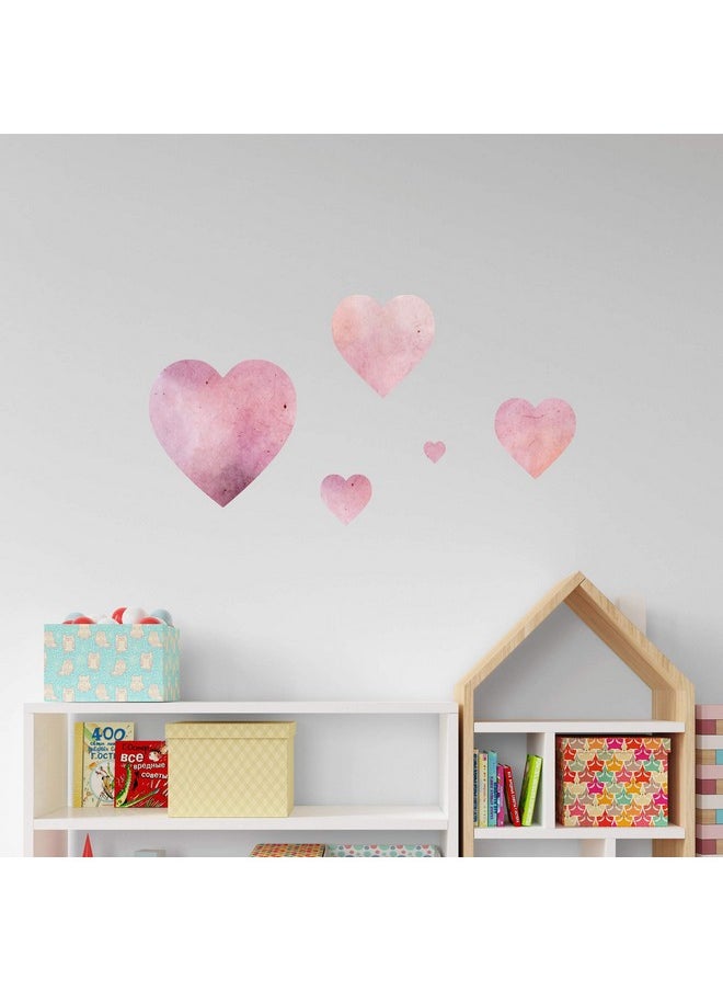 G GSS Designs Gss Designs Heart Wall Stencil (2 Pack) Reusable Plastic Stencils For Painting On Wood Wall Home Decor Baby Kids Nursery (12X12Inch) Assorted Size Love Hearts  - Image 4