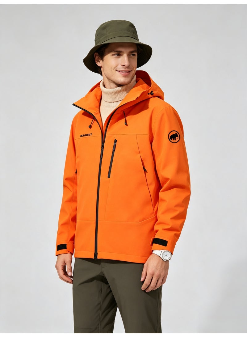 Mammut Men's and women's outdoor jacket windproof waterproof hooded mountaineering jacket - Image 4
