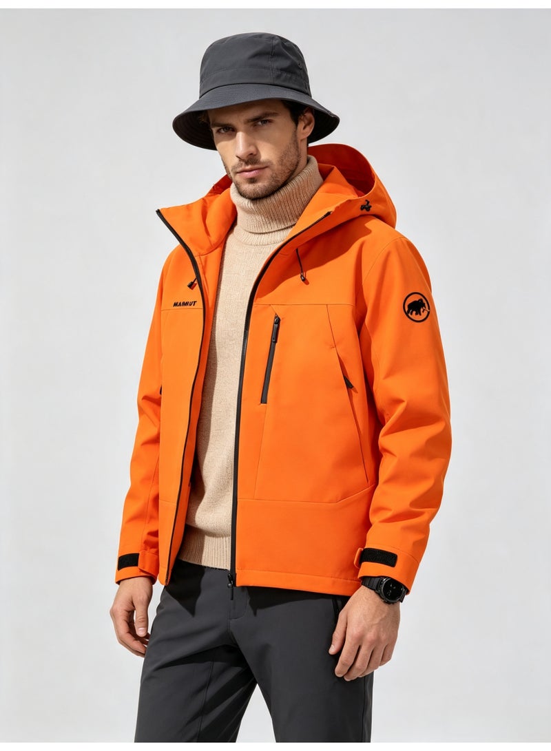 Mammut Men's and women's outdoor jacket windproof waterproof hooded mountaineering jacket - Image 1