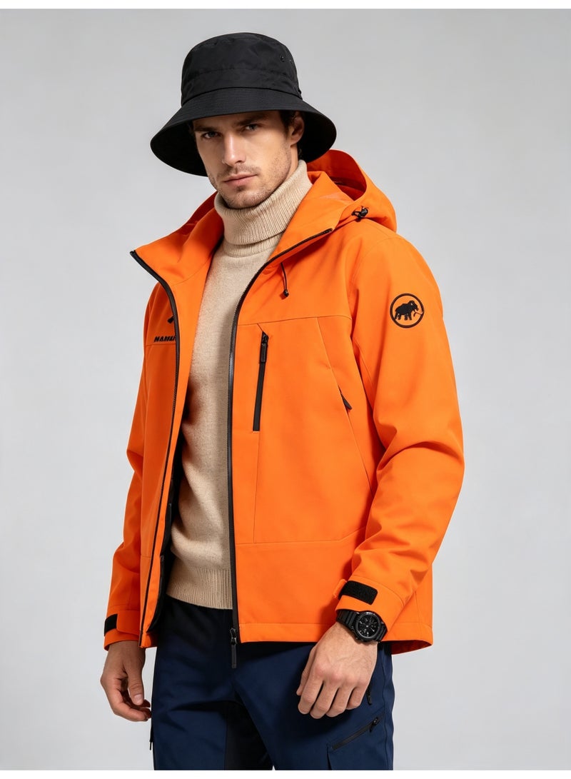 Mammut Men's and women's outdoor jacket windproof waterproof hooded mountaineering jacket - Image 3