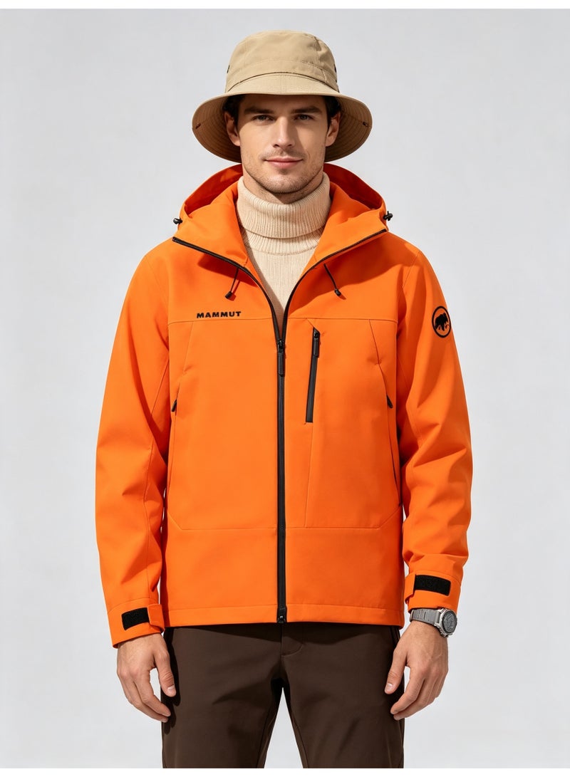 Mammut Men's and women's outdoor jacket windproof waterproof hooded mountaineering jacket - Image 2