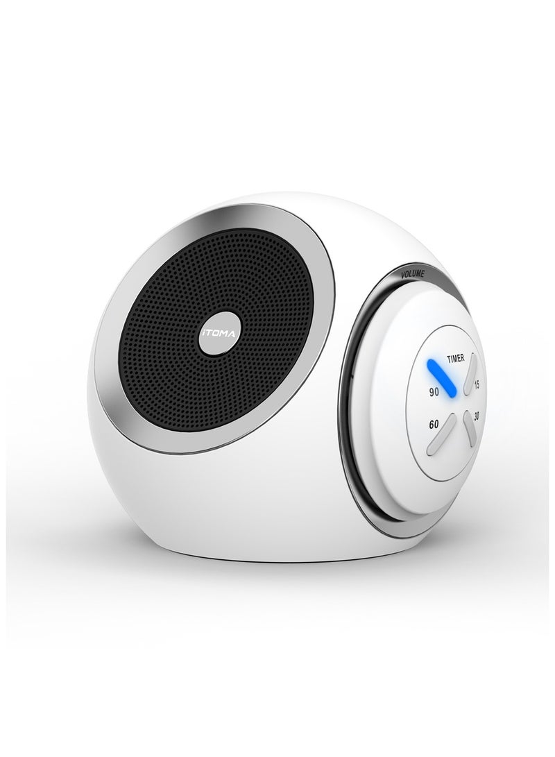 iTOMA White Noise Machine for Baby-30 Soothing Sounds with Bluetooth Speaker Portable White Noise for Kids & Adults for Sleeping Timer  - Image 1