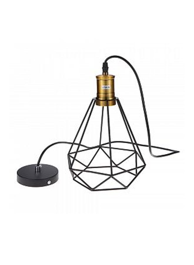 NIBEMINENT Industrial Vintage Cage Pendant Light Black 20.5x26.5cm  - Image 1