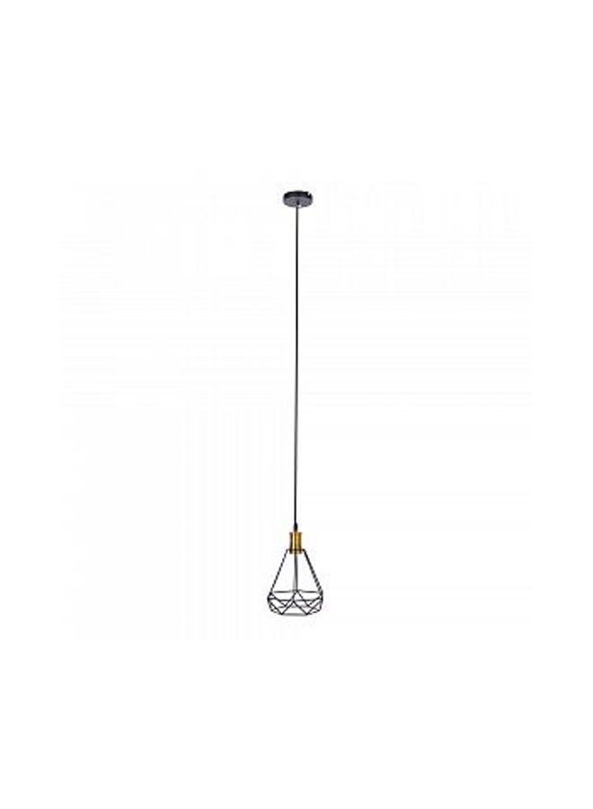 NIBEMINENT Industrial Vintage Cage Pendant Light Black 20.5x26.5cm  - Image 2
