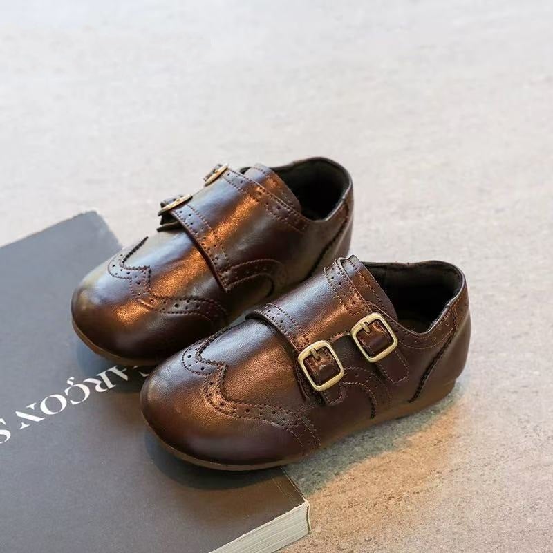 Girls'' Leather Shoes, Spring and Autumn Children''s Loafers, Little Girl Shoes, British Style Single Shoes, Girls'' Shoes, Black Performance Shoes - Image 5
