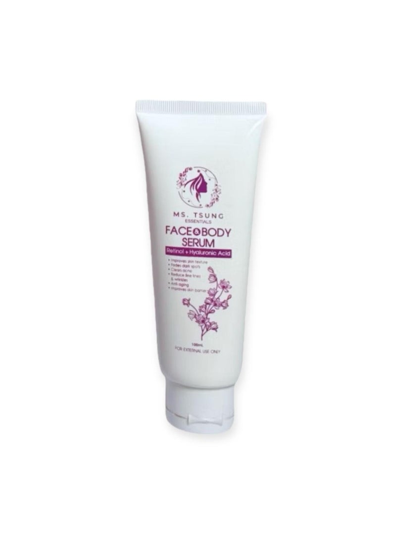 Ms Tsung Essentials - Face body serum retinol and hyaluronic acid - Image 1