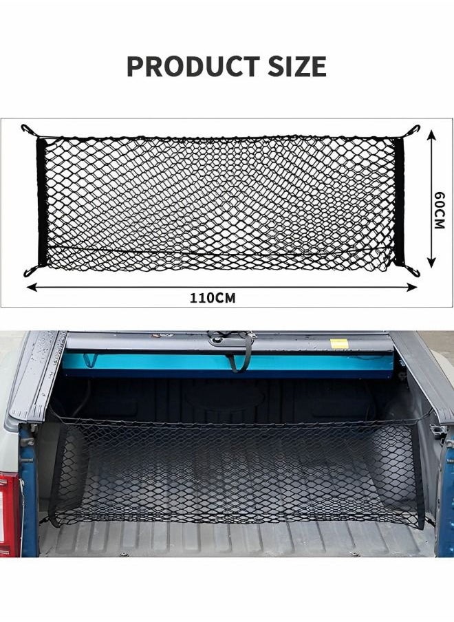 GROIC - Automotive Cargo Nets Trunk Net Organizer for Car, Universal Storage Cargo Net with Hooks, Vehicle Carrier Organizer SUV Truck Cargo Luggage Nets - Image 1