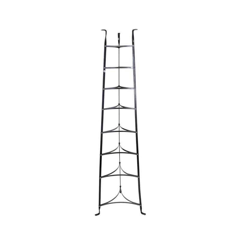 Enclume Enclume 8Tier Cookware Stand Free Standing Pot Rack Hammered Steel  Unassembled 