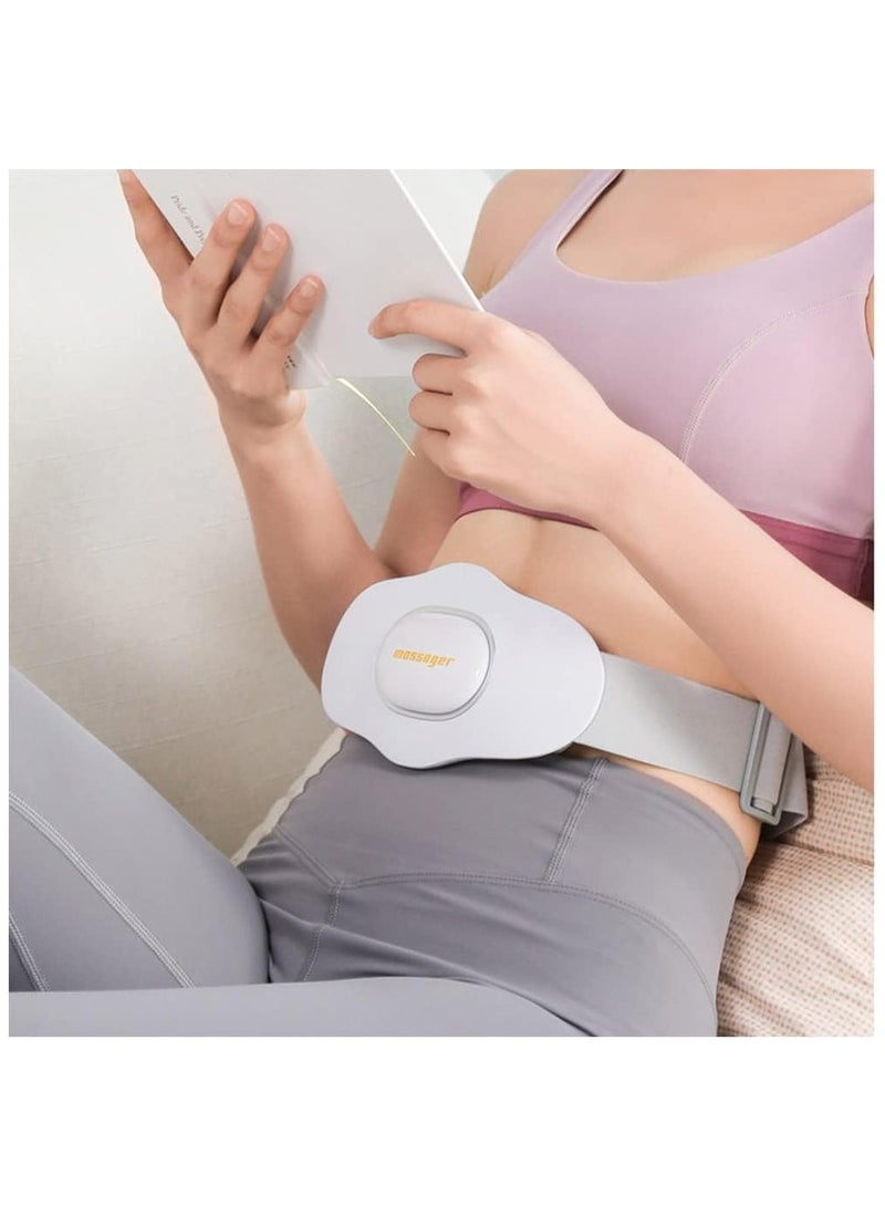 إسكدنيا Functional Remote Heating Abdomen Massager Lumbar Massage Instrument Red Light Warm Palace Massage Belt - Image 5