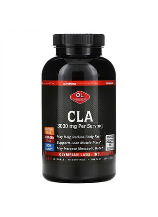 Olympian Labs Olympian Labs CLA 1000 mg 210 Softgels 