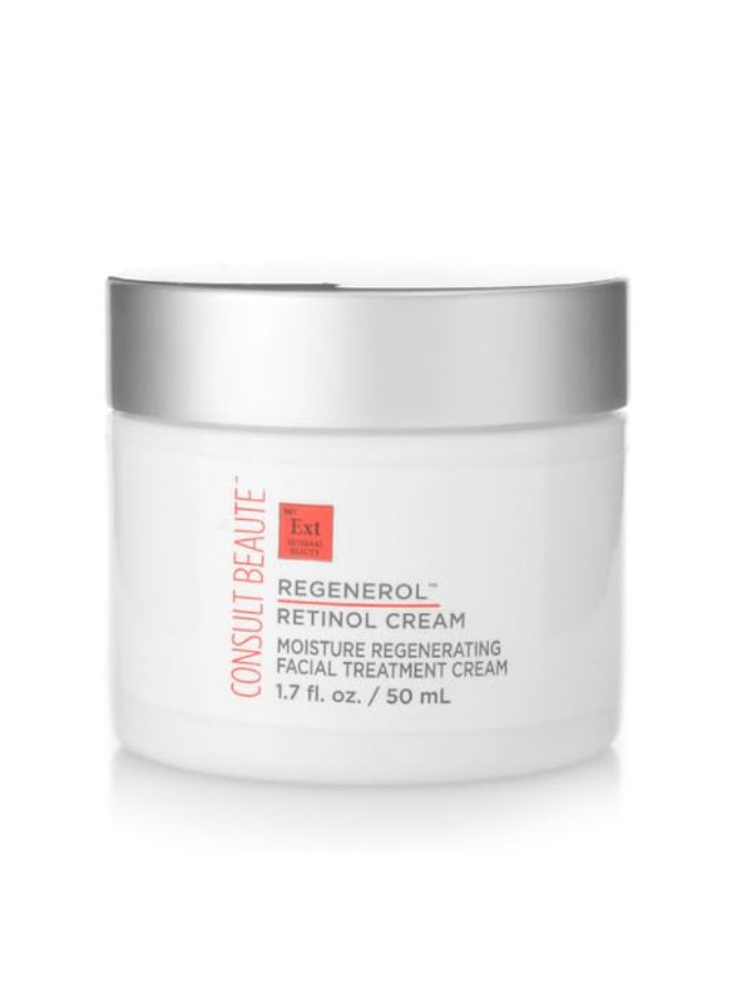 Consult Beaute Regenerol Retinol Face Cream Moisture Rich Regenerating Facial Daily Treatment Cream Visibly Reduce Appearance of Fine Lines and Wrinkles 17 oz - Image 1