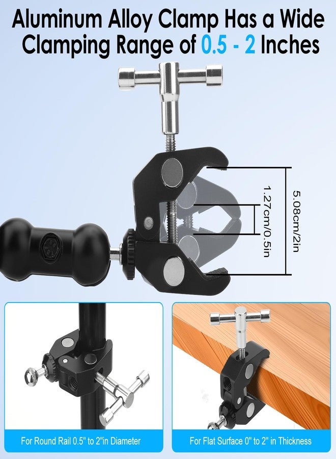 EEEKit حامل هاتف مغناطيسي معدني بالكامل من EEEKit، مشبك مقود قابل للتعديل بزاوية 360° للدراجة النارية، السكوتر، دراجة السبين، عربة الجولف، الدرابزين، أو عربة الأطفال، متوافق مع MagSafe وجميع الهواتف - Image 3