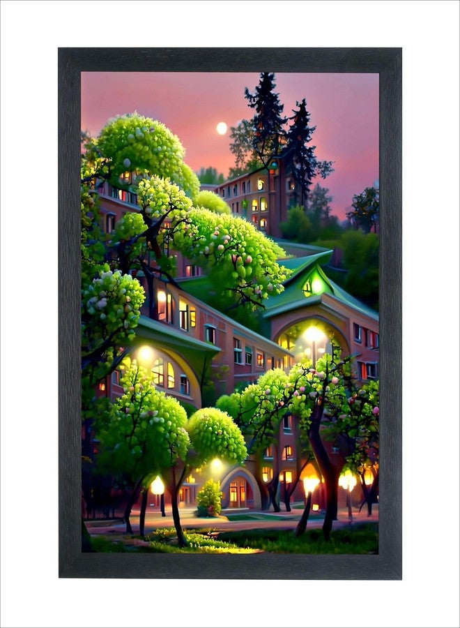 Chitransh beautiful House Wall Mounted Painting (14x20 inches) - Image 1