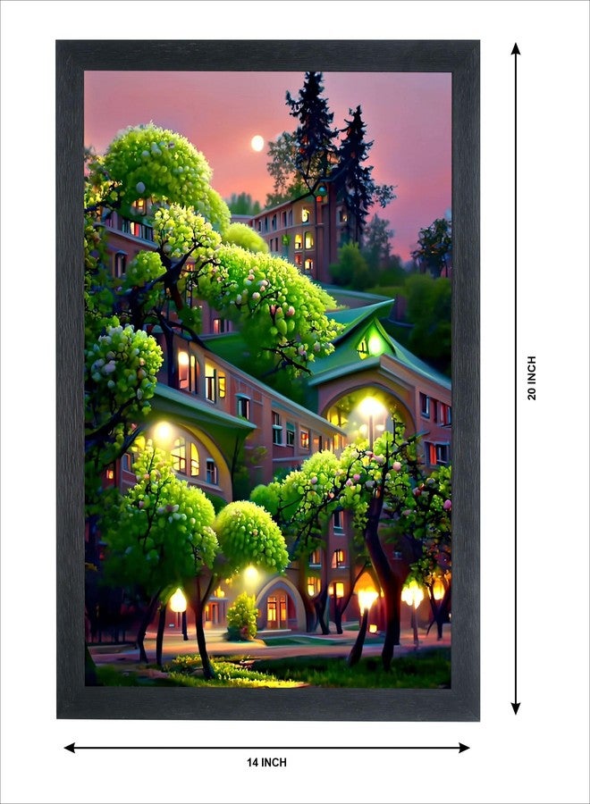 Chitransh beautiful House Wall Mounted Painting (14x20 inches) - Image 2