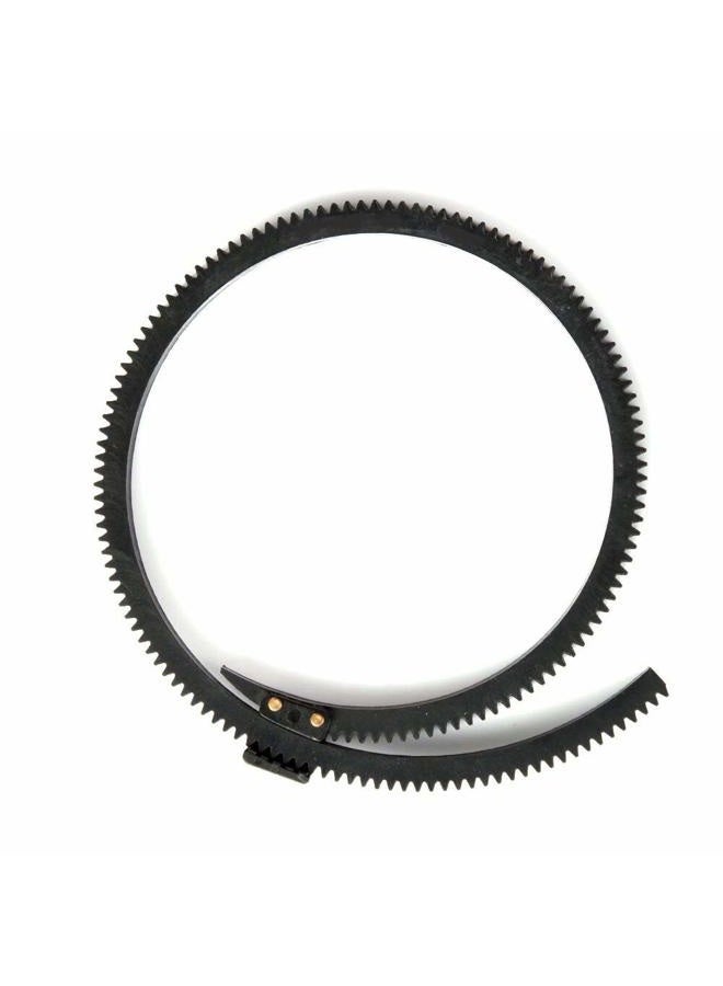 Fotga Rubber Flexible Gear Belt Ring 0.8 pitch for DP500IIS DP500III JTZ DP30 Follow Focus,Adjustable from 46mm to 110mm Black  - Image 1
