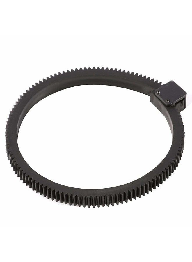 Fotga Rubber Flexible Gear Belt Ring 0.8 pitch for DP500IIS DP500III JTZ DP30 Follow Focus,Adjustable from 46mm to 110mm Black  - Image 3