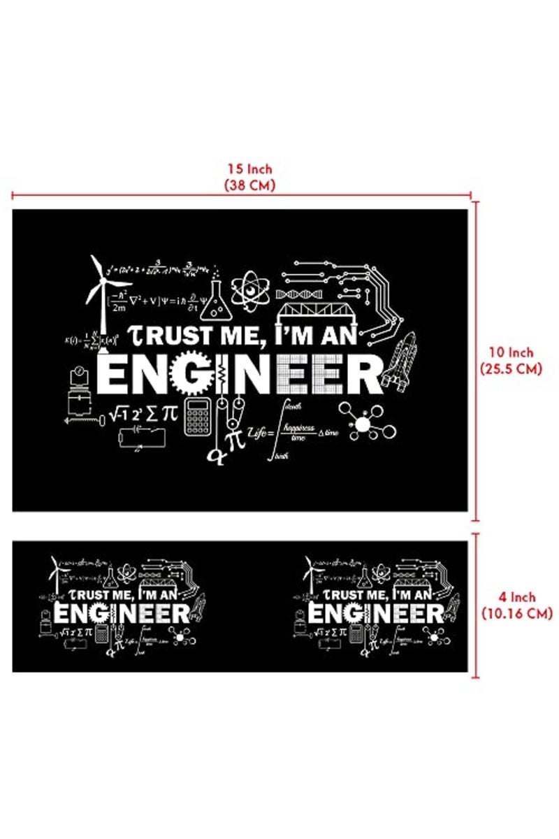 TechFit غطاء لابتوب تكنولوجي فيت فاخر مطبوع بتقنية HD كامل اللوحة / ملصق / فينيل قابل للتمدد / غطاء لابتوبات حتى 15.6 بوصة بدون بقايا، خالي من الفقاعات - صاروخ ثق بي أنا مهندس - Image 5
