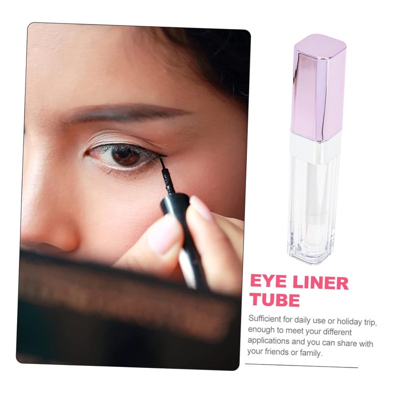 6pcs Refillable Eyelash Mascara Eyeliner Tube Diy Makeup Container with Wand for Easy Application Women Girls - Image 4