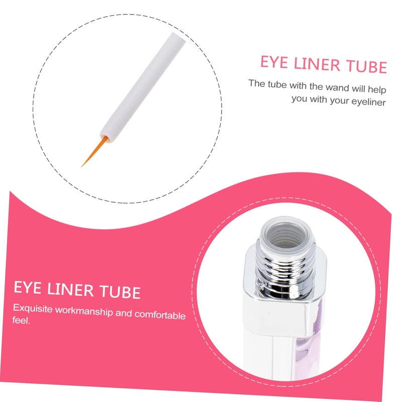 6pcs Refillable Eyelash Mascara Eyeliner Tube Diy Makeup Container with Wand for Easy Application Women Girls - Image 5