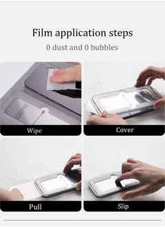 Generic Tempered Glass Screen Protector for iPhone 15 / iPhone 16 6.1 inch with Dust Free Easy Application - Ultra Clear, Scratch Resistant, Automatic Alignment and HD Clear Screen Guard (Clear with Black Edges)  - Image 5