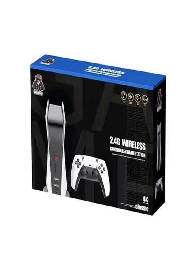 Playtastic M5 4K Retro Video Game Console 15,000+ Free Games, Plug & Play Tv Gaming Box With 2 Wireless Controllers, Hdmi Output, Lightweight Design, Compatible With Ps-1/CPS/FC/GBA/Arcade Games - Image 5