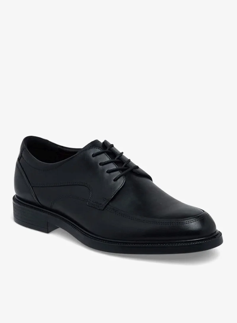 Le Confort BLACK Men Leather Lace-Up Derby Shoes for Men | Best Price UAE